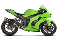 ディーラー在庫有り　AKRAPOVIC チタンオプショナルリンクパイプ+カーボンスリップオンサイレンサー　KAWASAKI ZX-10 R / RR 2021-2024