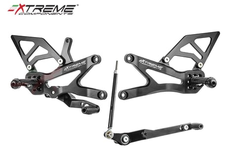 EXTREME BLACK ALUMINUM REVERSE GP EVO SHIFT バックステップ HONDA CBR 1000 RR-R 20-25