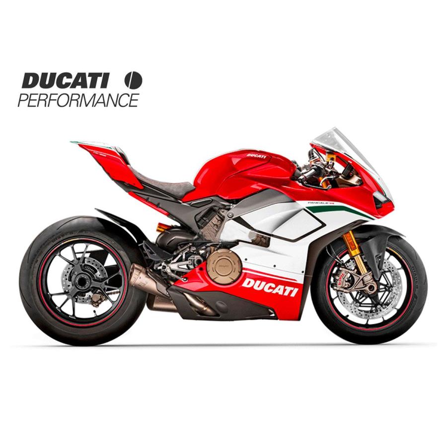 ドゥカティ パニガーレV4 ドゥカティパフォーマンス アクラポビッチカウル 右 ディーラー在庫有り DUCATI PERFORMANCE AKRAPOVIC レーシングサイレ