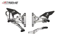 EXTREME COMPONENTS CARBON SILVER GP EVO バックステップ BMW S1000RR / M1000RR 19-25