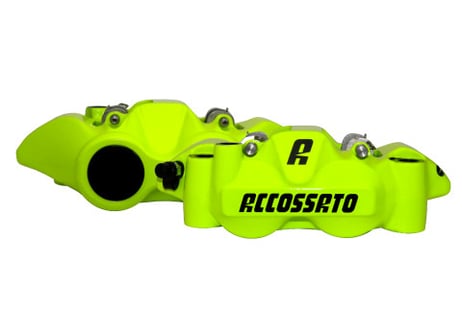 ラジアル ブレーキ キャリパー ACCOSSATO 108MM アルミニウム ピストン 　左右セット　ブレーキパッド付属