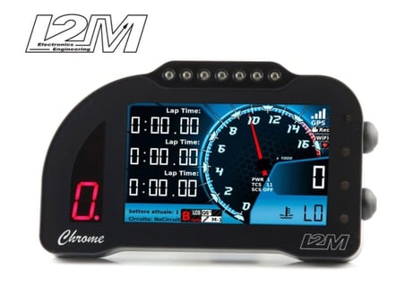 ディーラー在庫有　I2M CHROME Pro2 ラップタイマー付きデジタルメーター セット（日本語マニュアル付き）