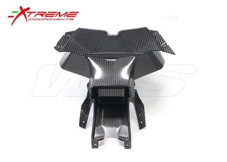 CARBON DASHBOARD FRAME + INTAKE TUBES EXTREME COMPONENTS DUCATI PANIGALE V4/S/R