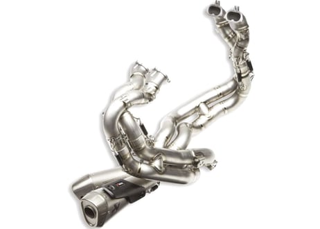 AKRAPOVIC チタン製 フルエキゾースト DUCATI PANIGALE V4 / S / SP2 2022-2024　フェアリングキット付き