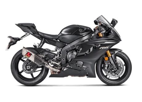 ディーラー在庫有り　AKRAPOVIC　チタンスリップオンサイレンサー　YAMAHA YZF-R6 2017-2024