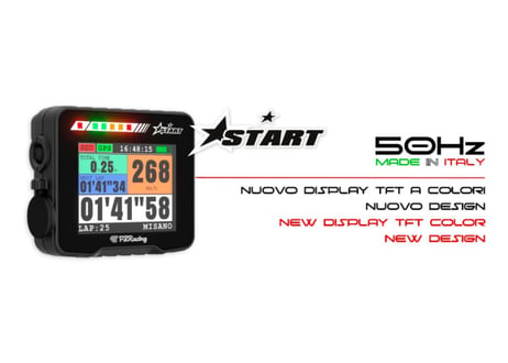 ディーラー在庫有り　PZ RACING 50Hz GPS搭載 データロガー機能付き クロノメーター・ダッシュボード　Start Next ST500-N 　(日本語マニュアル付き）