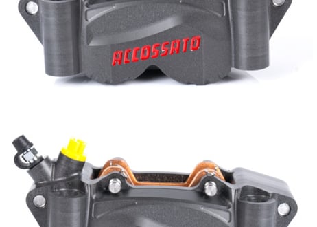 ACCOSSATO CNC ラジアル ブレーキ キャリパー  108MM 左右セット　パッド付属