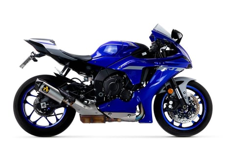 Arrow YZF-R1/M スリップオン INDY RACE チタン/カーボンエンド(バッフルなし/触媒除去 リンクパイプ付属)
