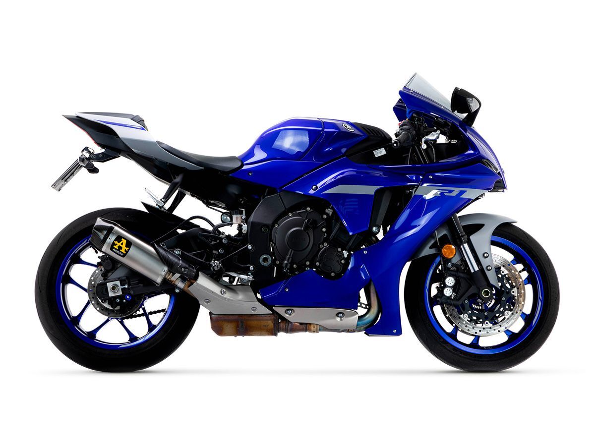 Arrow YZF-R1/M スリップオン INDY RACE チタン/カーボンエンド(バッフ