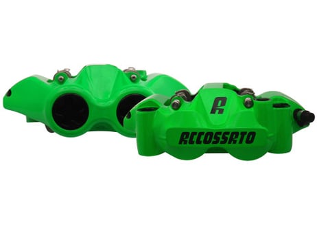 ラジアル ブレーキ キャリパー ACCOSSATO 108MM アルミニウム ピストン 　左右セット　ブレーキパッド付属