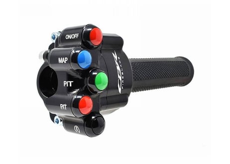 JETPRIME ホンダCBR1000RR-R用スロットルコントロール+左レーシングハンドルバースイッチキット HRCハーネス用