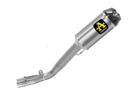Arrow YAMAHA YZF R1/M 2015-2024 リンクパイプ サイレンサー チタン Indy Race Racing 71179HKR