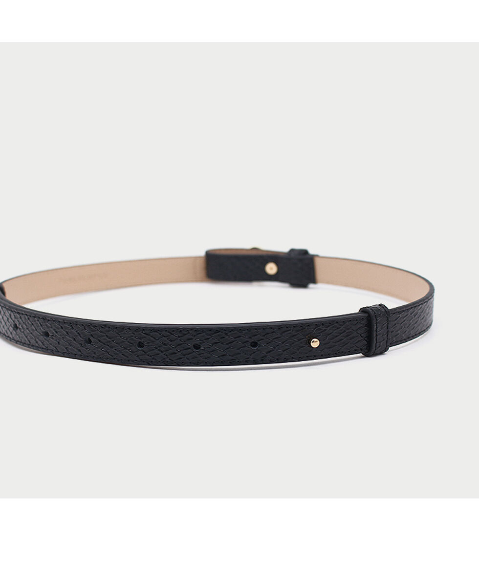 牛革ビットバックル・型押柄しベルト | Le Attridee SELECT 牛革ビットバックル・型押柄しベルト | Le Attridee SELECT