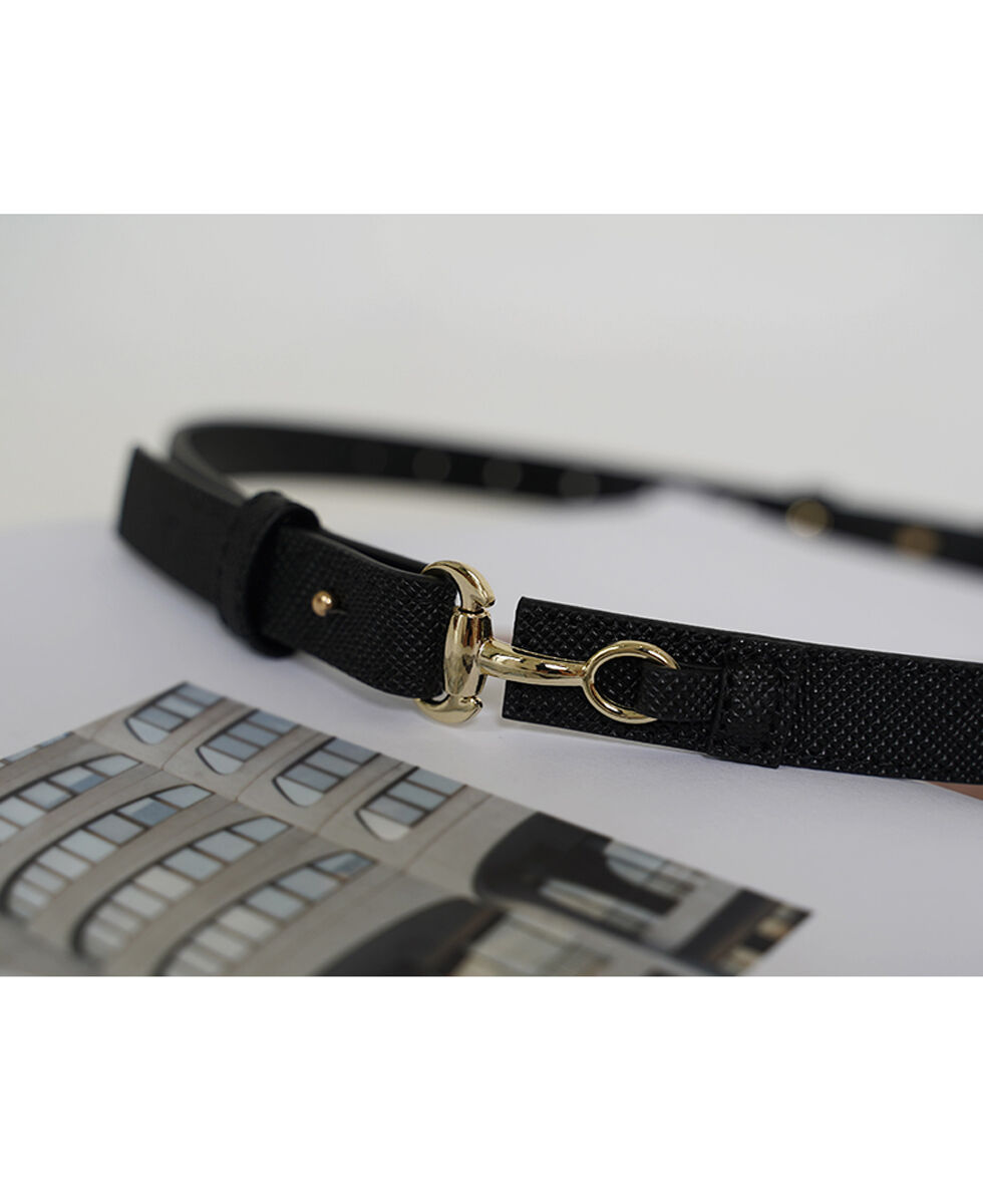 牛革ビットバックル・型押柄しベルト | Le Attridee SELECT 牛革ビットバックル・型押柄しベルト | Le Attridee SELECT