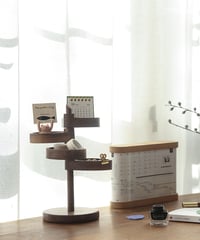 木製四段トレイ