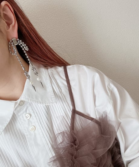 Pearl ribbon pierce