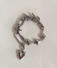 Karabiner Heart bracelet 【予約販売8月中旬発送】
