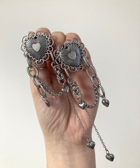 heart dress chain