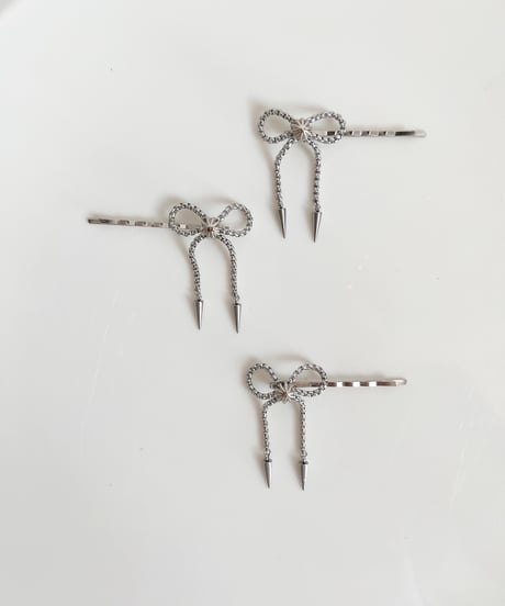 metal ribbon hairpin