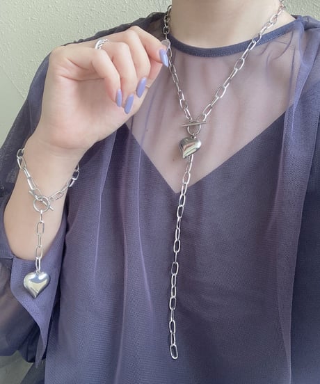 cinema heart necklace