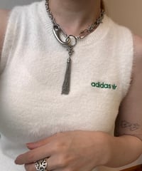 big Karabiner tassel necklace 【予約販売9/10発送】
