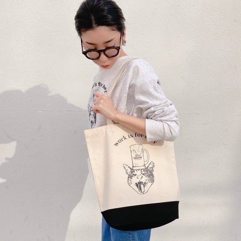 SUPER UMYAI トートバッグ 【バイカラー】 | LAUGHTER