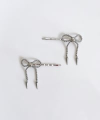 metal ribbon hairpin