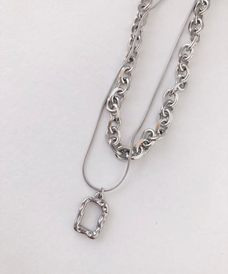 2pc set necklace（stainless）