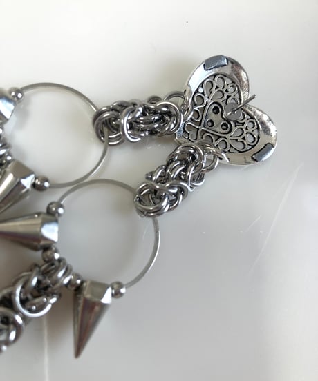 heart cone studs