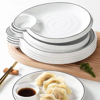 水餃子専用皿(螺旋)