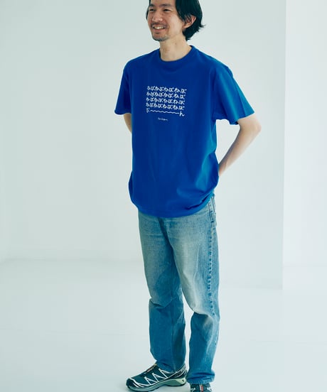 【ネバネバビーン×kenkagami】ねばねばねばTシャツ（ブルー）