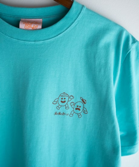【ネバネバビーン×SAKIPON】ビーンブラザーズTシャツ（水色）