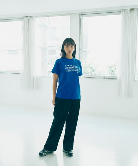 【ネバネバビーン×kenkagami】ねばねばねばTシャツ（ブルー）
