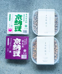 【大粒納豆セット】谷町納豆＋京納豆  全4種類食べ比べセット
