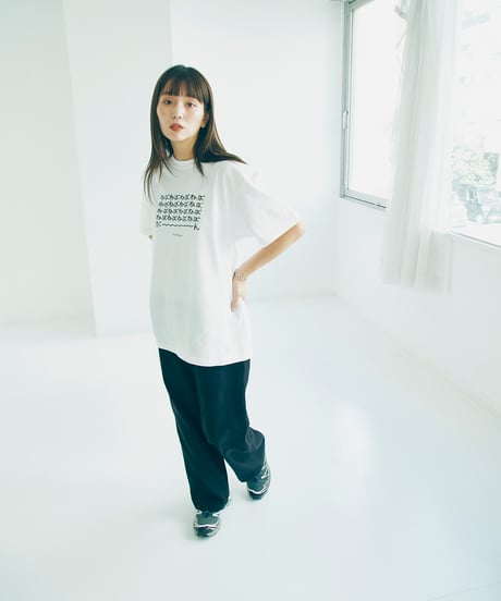 【ネバネバビーン×kenkagami】ねばねばねばTシャツ（ホワイト）