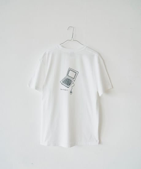 【ネバネバビーン×kenkagami】ねばねばびーんTシャツ（ホワイト）