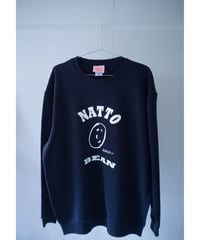NATTO×ビーンくん スウェット-NAVY-