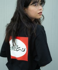 ＜ネバネバビーン＞×＜ヘルシフーズワタナベ＞　たばこTシャツ （黒）