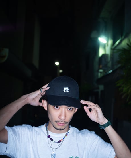 【豆 never キャップ】