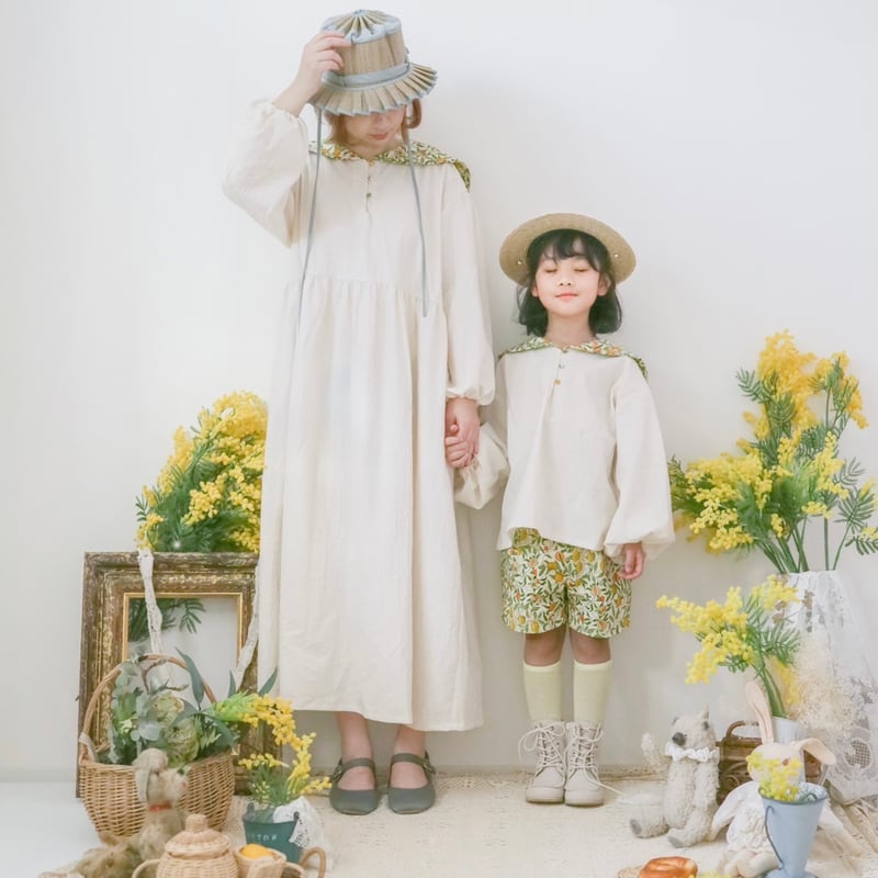 大人のセーラーワンピース モリス襟 フリーサイズ | kurumi