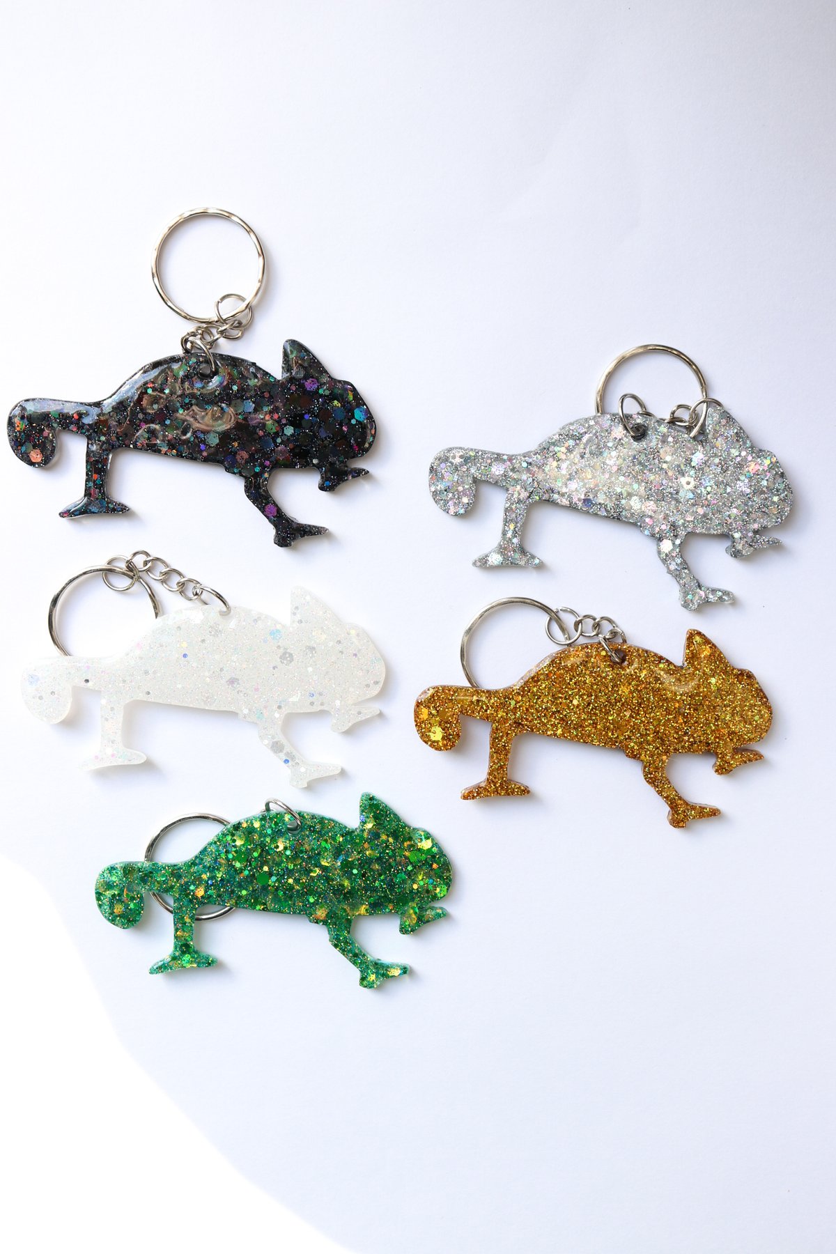 カメレオン の 置き物 キーホルダー 金木工房 サテンウッド オーダー】カメレオン キーホルダー | Thyme_G