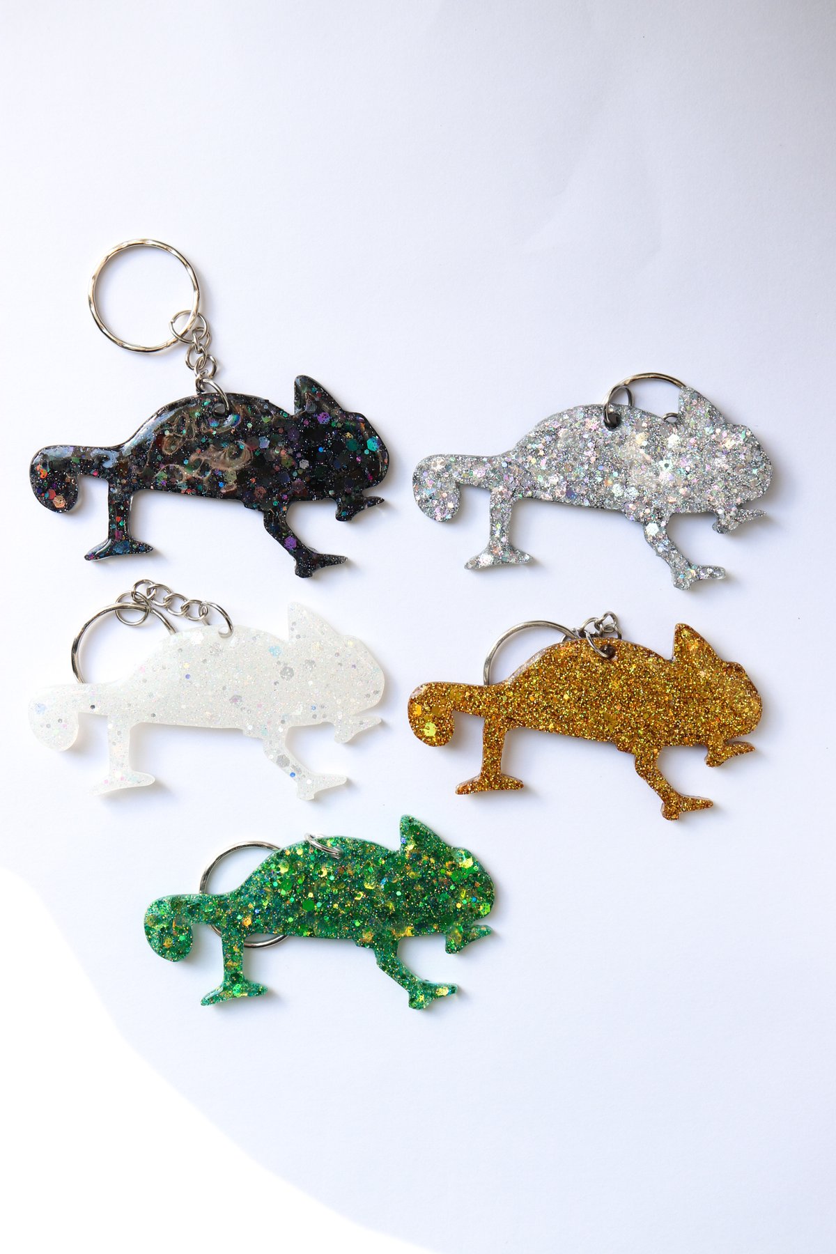 オーダー】カメレオン キーホルダー | Thyme_G