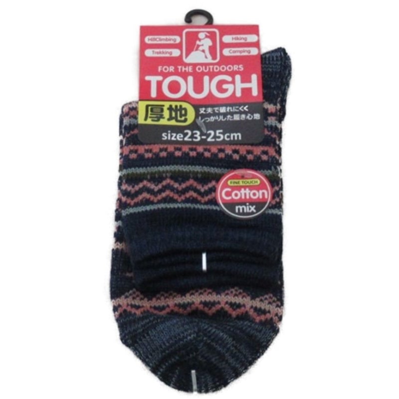 新作【秋冬定番】23-25cm 5点セット　婦人毛混アンゴラタッチ柄ソックス　E 新品 レディース 毛混アンゴラタッチ水玉柄ソックス ロングゴムタイプ