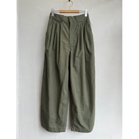 LIP CLOTH THREE TUCK WIDE PANTS【MANON】