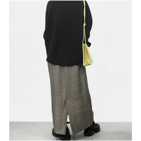 Pencil Gathered Skirt【QTUME】