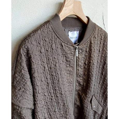 GATHER SLEEVE BLOUSON【MIDVEIN】