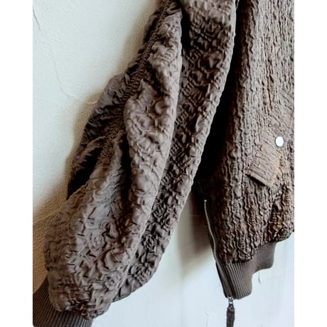 GATHER SLEEVE BLOUSON【MIDVEIN】