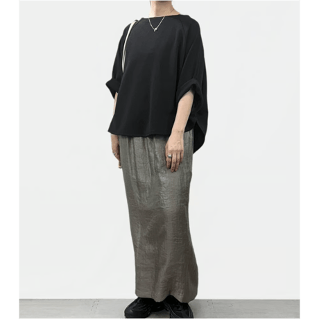 Pencil Gathered Skirt【QTUME】