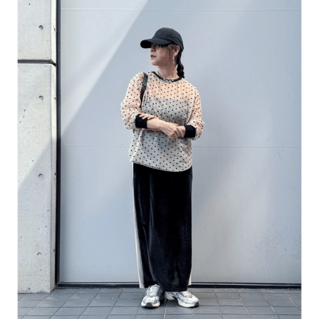 Velor Line Skirt【Hello Iam MARC】
