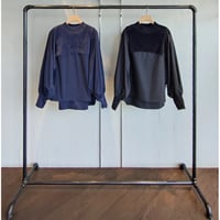フェザーヤーンドッキングブラウス【EMUE】